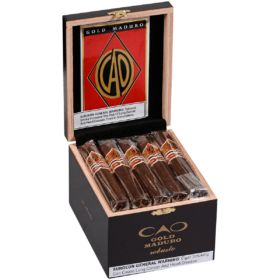 Box of CAO Gold Maduro - Medium Bodied Nicaraguan Cigar
