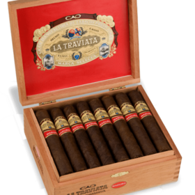 Box of CAO La Traviata Maduro - Full Bodied Nicaraguan Cigar