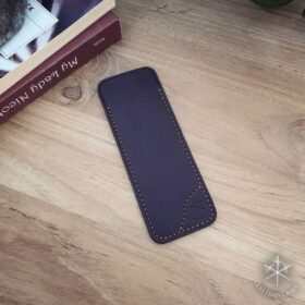 Burgundy Leather Sheath for Les Fines Lames Cutter - Cigar