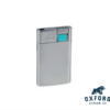 Zino Zs Jet Flame Lighter - Chrome/Cyan Zino ZS Jet Flame Lighter Chrome Cyan