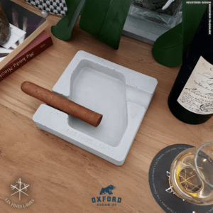 dyad concrete ashtray grey