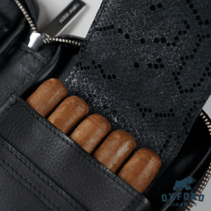 Peter James Diamond Mamba Handmade Leather Organizer Snakebite Inside Cigar Pocket