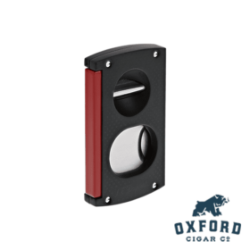S.T. Dupont Double Blade Cigar Cutter - Black & Red - Cigar