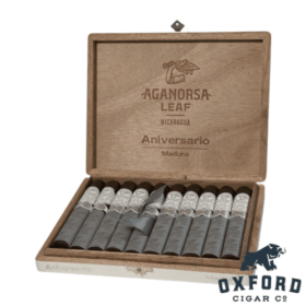 Box of Aganorsa Leaf Aniversario Maduro - Full Bodied Nicaraguan Cigar