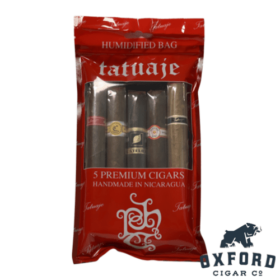 Tatuaje Red Toro Humidified 5 Pack Sampler - Medium Bodied Nicaraguan Cigar