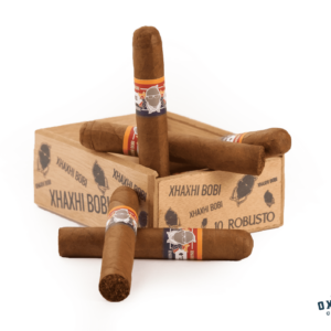 Xhaxhi Bobi Grey Robusto Box Open