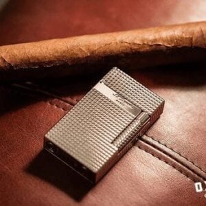 S.t. Dupont Le Grand Diamond Head Palladium Le Grand Dupont Diamond Head Palladium with cigar