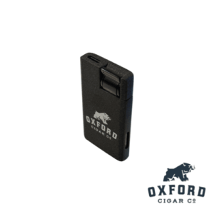 Oxford Flatso Torch Lighter Black Crackle Right Sideshot
