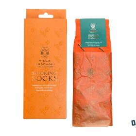 Casdagli Smoking Socks Orange Over-The Calf - Cigar