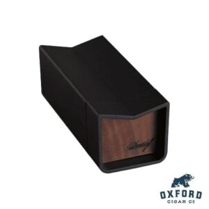 Davidoff Sliding Ashtray Davidoff Sliding Ashtray Black and Wood Closed