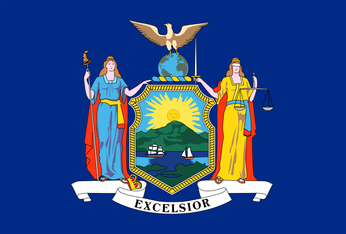 New York State Flag vskJOw