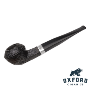 Peterson Junior Sandblasted Silver Mounted Straight Bulldog Fishtail