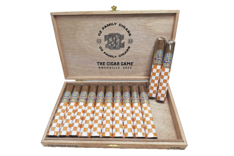 Oz Family Cigars’ The Cigar Game Cigar Returns For 2025 Firsat The Cigar Game 1 768x512 Lrm15e