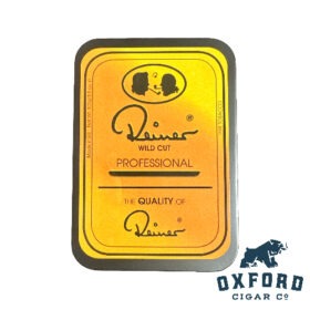 Orange tin of Reiner pipe tobacco