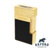 S.t. Dupont Table Lighter Black &Amp; Gold S.T. Dupont Table Lighter Black & Chrome