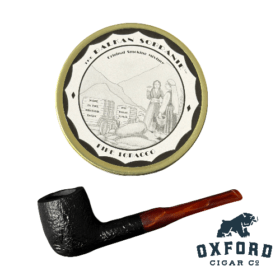 La Rocca Italian Pipe with Lucite Stem + Balkan Sobranie Mixture - Pipe Tobacco