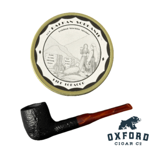 La Rocca Italian Pipe with Lucite Stem + Balkan Sobranie Mixture