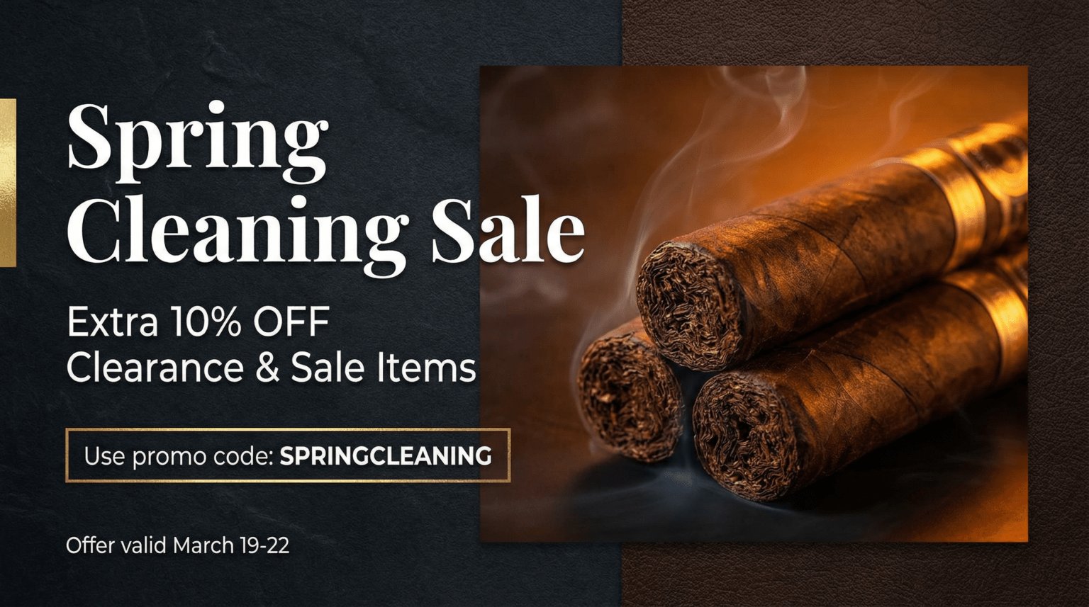 Spring Cleaning Sale 2026 Site banner