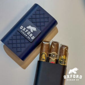 Oxford 3 Slot Diamond Cigar Carry Case Oxford 3 Slot Diamond Cigar Carry Case - Image 2