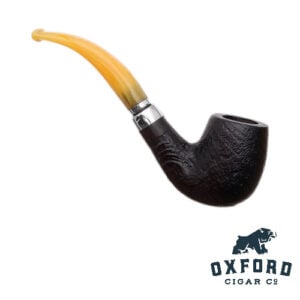 Side view of Molina Ambra Sandblasted X16 briar pipe