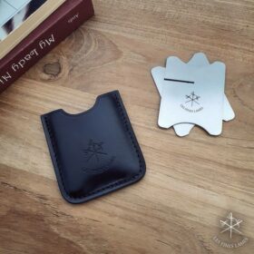 Black Leather Cigar Stand Les Fines Lames