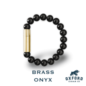 LFL Punch Bracelet Brass Onyx