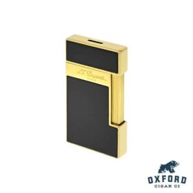 S.T. Dupont Slimmy Lighter Golden Shinny Black Lacquer - Cigar