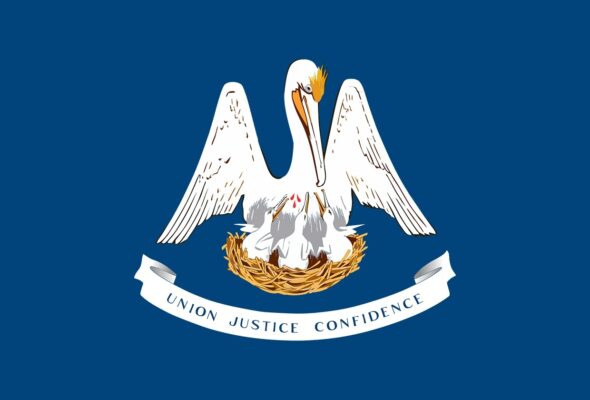 Louisiana state flag 79RLAb