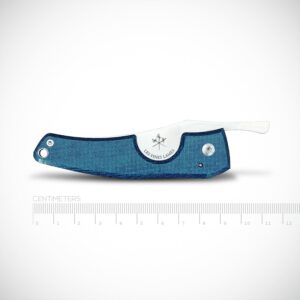 Le Petit - Blue Micarta Packshot Petit Blue Micarta centimeters