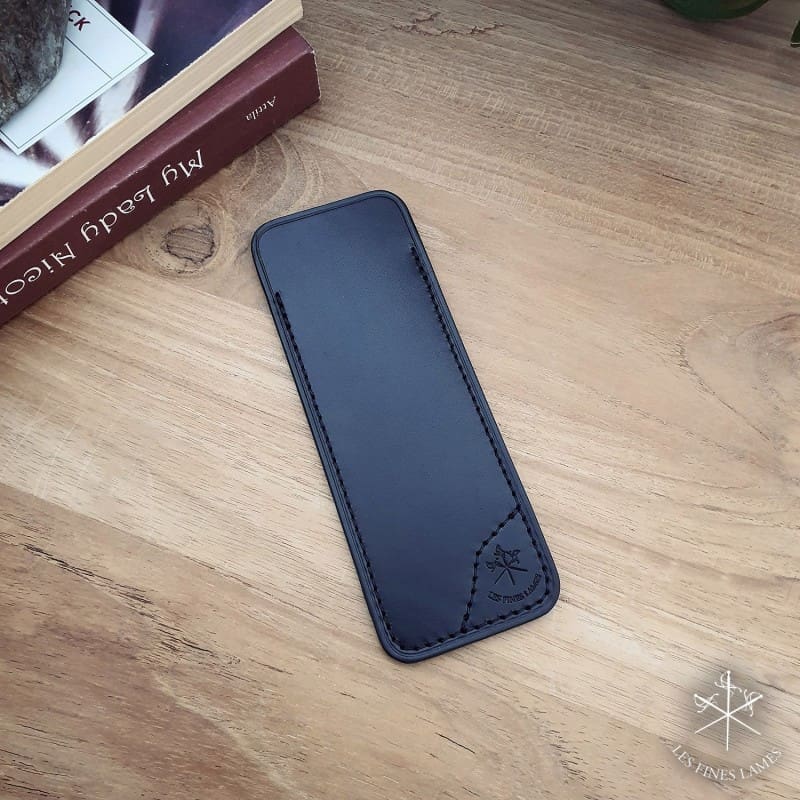 Black Leather Sheath For Les Fines Lames Cutter Black Leather Sheath for Les Fines Lames Cutter - Image 2