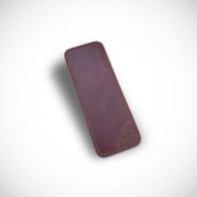 Tan Leather Sheath for Les Fines Lames Cutter - Cigar