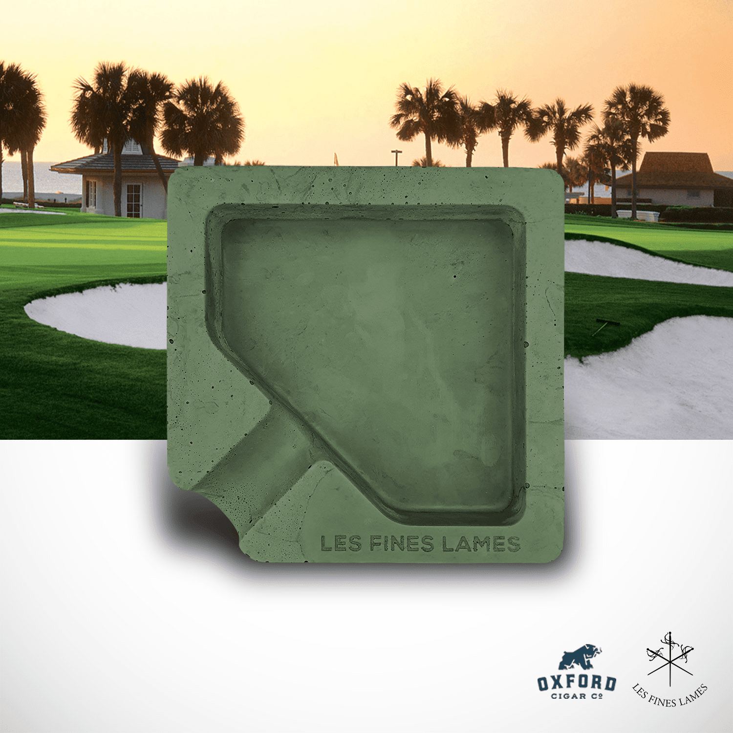 Les Fines Lames Monad Ashtray - Green Les Fines Lames MONAD Ashtray - Green