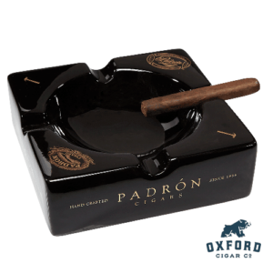 Padron Black Ceramic Ashtray Padron Ashtray Black with Stick