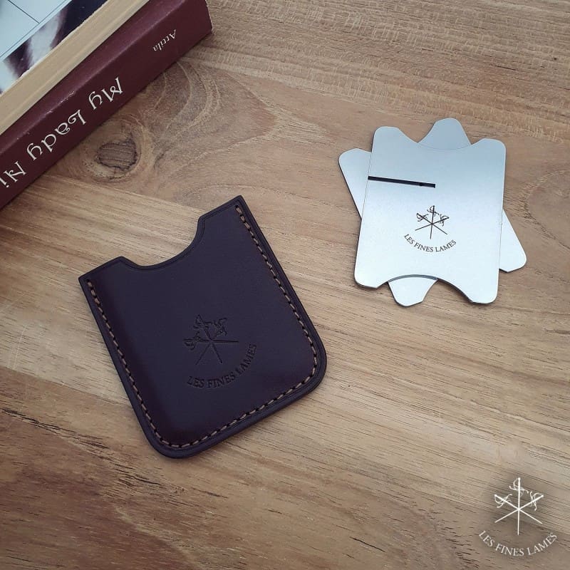 Burgundy Leather Cigar Stand Les Fines Lames Burgundy Leather Cigar Stand Les Fines Lames