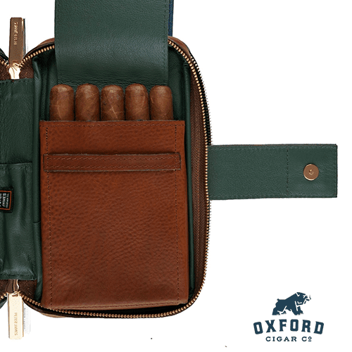 Peter James Cognac Forest Handmade Leather Organizer Peter James Cognac Forest Handmade Leather Organizer - Image 4