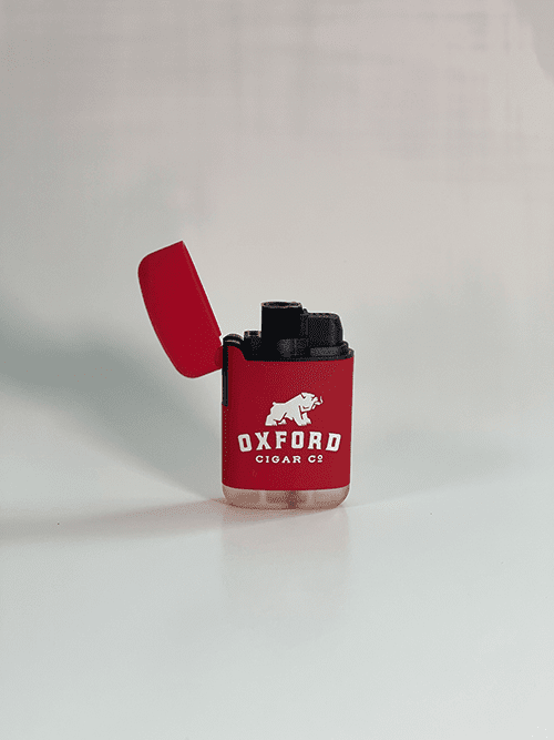 Oxford Red Single Torch Lighter Oxford Red Single Torch Lighter - Image 2