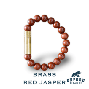 Les Fines Lames Punch Bracelet LFL Punch Bracelet Brass Red Jasper