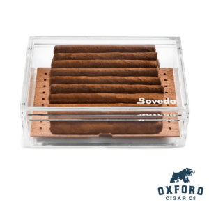 Boveda Small Acrylic Humidor Boveda SMALL ACRYLIC HUMIDOR with cigars