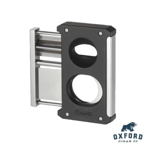 Oxford Caseti Trident 3 In 1 Cigar Cutter Matte Black Oxford Caseti Trident 3 in 1 Cutter Open