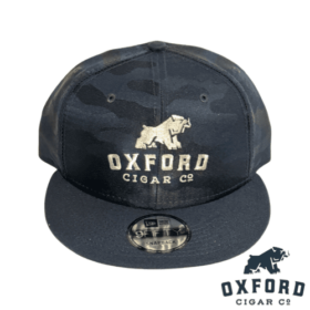 Oxford Blue Camo FIFTY Snapback - Cigar
