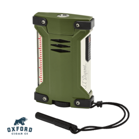 S.T. Dupont Defi Soft Flame Lighter - Khaki Green - Cigar