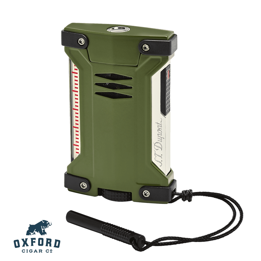 S.t. Dupont Defi Soft Flame Lighter - Khaki Green S.T. Dupont Defi Soft Flame Lighter - Khaki Green