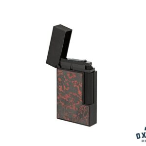 S.t. Dupont Ligne 2 Fiery Lava Carbon Lighter ST Dupont LIGNE 2 Fiery Lava CARBON LIGHTER Open