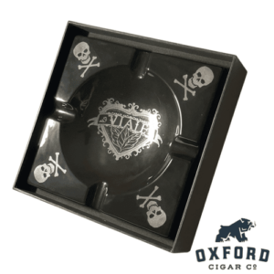 Viaje Skull &Amp; Bones Black/Silver Ashtray Viaje SB BlackSIlver Ashtray Open