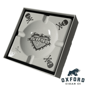 Viaje Skull &Amp; Bones White/Silver Ashtray Viaje SB WhiteSIlver Ashtray Open
