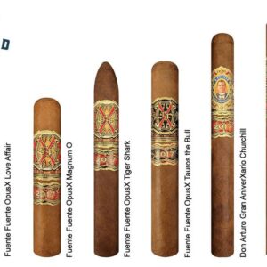 Arturo Fuente Opus 6 2021/2022 Le Sampler Arturo Fuente Opus6 2021 22 Cigars Breakdwon