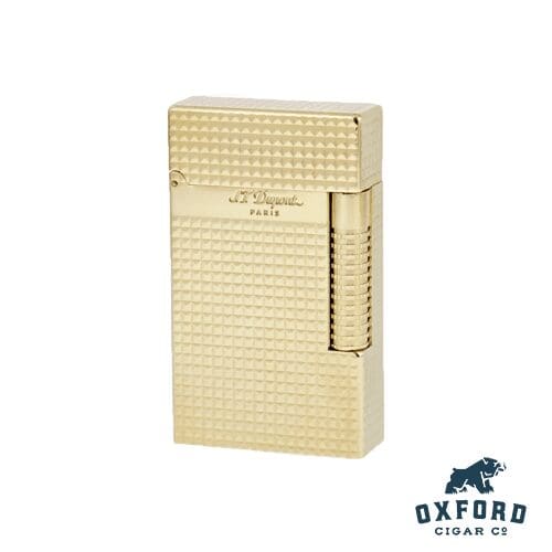S.t. Dupont Le Grand Yellow Gold Diamond Head Lighter S.T. Dupont Le Grand Yellow Gold Diamond Head Lighter