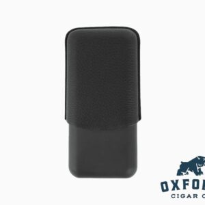 S.t. Dupont Black Grained And Matt Triple Cigar Case S.T. Dupont BLACK GRAINED AND MATT TRIPLE CIGAR CASE Back