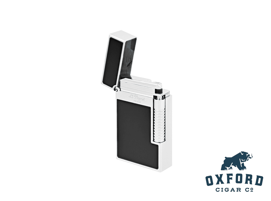 S.t. Dupont Le Grand Black Lacquer And Palladium Lighter S.T. Dupont Le Grand Black Lacquer and Palladium Lighter - Image 4