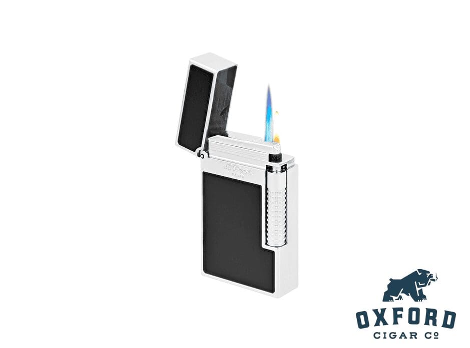 S.t. Dupont Le Grand Black Lacquer And Palladium Lighter S.T. Dupont Le Grand Black Lacquer and Palladium Lighter - Image 5